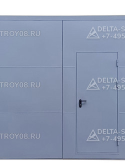Ворота автоматические распашные АРВ с фиксаторами