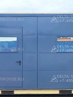 Распашные ворота автоматические АРВ со стеклом