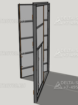 Ворота автоматические распашные АРВ с защитой от конденсата