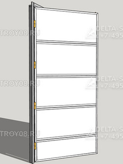 Ворота автоматические распашные АРВ с защитой от конденсата