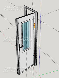 Противопожарная ДМВО-01 дверь EI-90 техническая в игровую