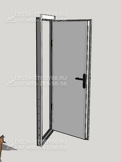 Дверь ДСУЗ-Псп противопожарная однопольная стальная
