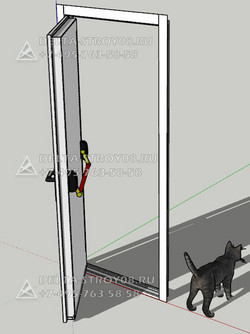 Дверь нержавеющая ДС противопожарная Н для диспансеров AISI 304 Л