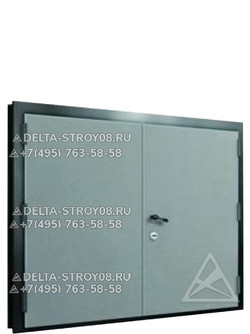 Противопожарный люк второго типа М с двумя створками окрашенный
