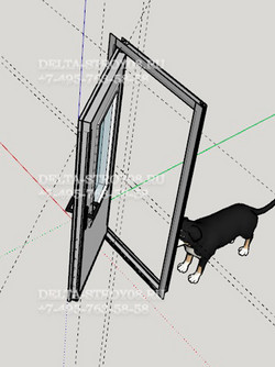 Противопожарная дверь EI-45 ДПО для объектов капитальной застройки