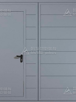 ВРМ Распашные ворота Н 5 метров с матовым порошковым покрытием