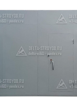 Промышленные ворота  для склада с усиленной рамой в зону разгрузки