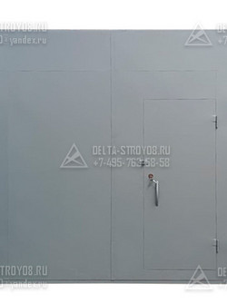 Промышленные ворота  для склада с усиленной рамой в зону разгрузки