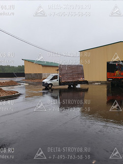 Коровник ворота 02 для фермы на тепловой узел крупного хозяйства ВМР