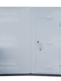 Утепленные распашные ворота УВР для газовых хранилищ