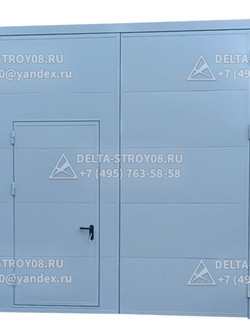 Распашные ворота 3 метра ВМТ для автоколонн