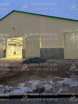 Ворота на коровник для фермы ВПРК в сенное хранилище распашные