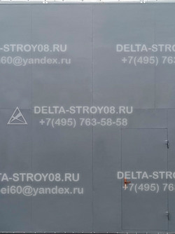 Противопожарные ворота ei-60 с лентой терморасширяющейся