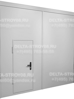 Противопожарные ворота ei-60 в камеру вентиляционную глухие