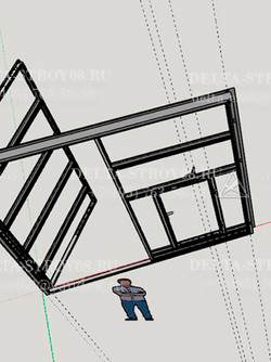 Противопожарные ворота автоматические ВМП для холодных зон складов К