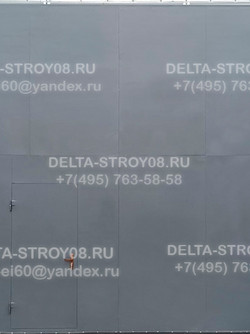 Промышленные ворота противопожарные для электростанций глухие
