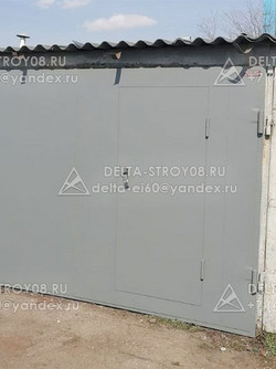 Гаражные ворота ручные автоматические под ключ с электроприводом