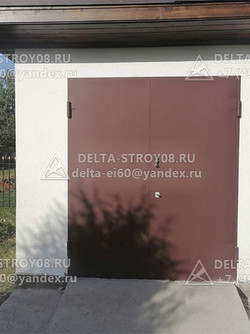 Распашные гаражные ворота для дачи и дома с регулируемыми петлями