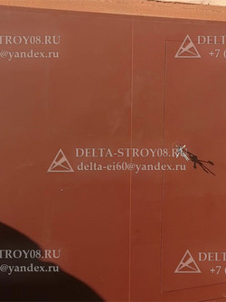 Распашные гаражные ворота Пр с коробкой из профильной трубы ВМРГ