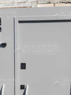 МГВ Распашные гаражные ворота с калиткой Прг-02 открывание наружу П2лс