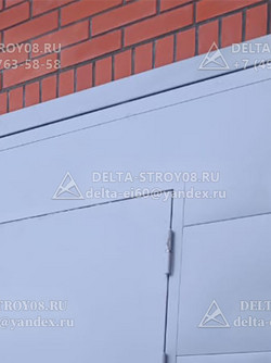 Утепленные распашные ворота гаражные ВРГУ с двойным уплотнителем