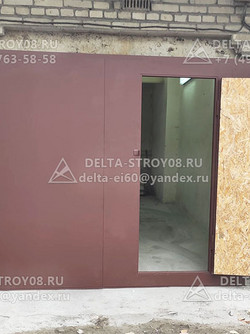 Утепленные распашные ворота гаражные ВСГ-02 многослойные из металла