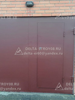 Утепленные распашные ворота гаражные ВСГ-02 многослойные из металла