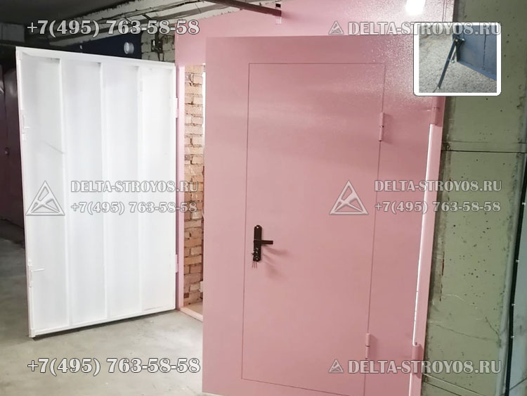 ВРМ Гаражные распашные ворота УЗ-Н для отдельно стоящего гаража легкие