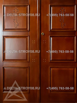 Дп Дверь в Храм с окном ДМО под размер проема дверного с установкой О