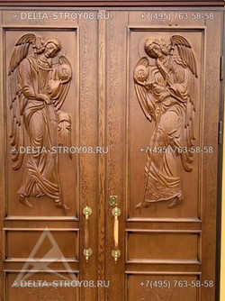 Дверь в Храм ДХО для гостиничного комплекса в монастырском дворе