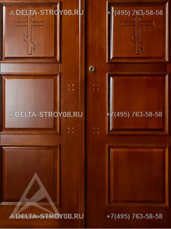 Дверь в Храм ДХО для гостиничного комплекса в монастырском дворе