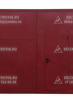 EI 60 Противопожарные ворота распашные на производство двойные