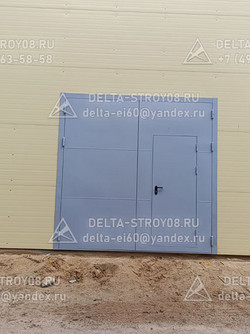 EI 60 Противопожарные ворота распашные на производство двойные