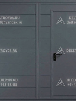 ДПМ Противопожарные ворота скоростные Прг цвет графитовый RAL