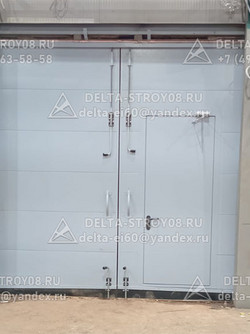 Ворота ei-60 широкие противопожарные для логистических компаний