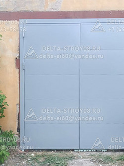 ВПС Противопожарные ворота ei-60 с двойной решеткой вентиляции