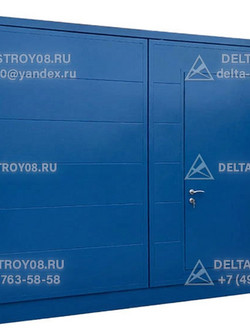 ВМН Противопожарные ворота с калиткой Пкомб противопожарный замок