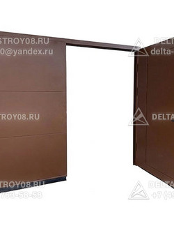 ВСН Противопожарные ворота с калиткой EI-60 в автотранспортное депо