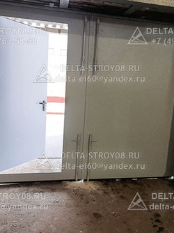 ВСН Противопожарные ворота с калиткой EI-60 в автотранспортное депо