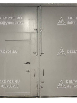 ПВС Противопожарные ворота автоматические со встроенной калиткой