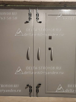 ПВС Противопожарные ворота автоматические со встроенной калиткой