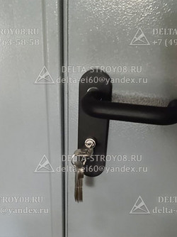 ВМП Противопожарные распашные ворота К с эвакуационной калиткой