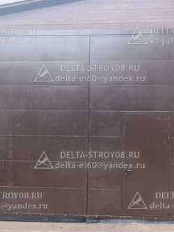 ВПС Противопожарные распашные ворота для закрытых дворов ЖК Н