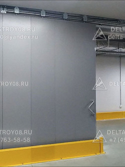 Псп Противопожарные ворота откатные для промышленной зоны
