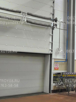 ВПМ Противопожарные ворота подъемные для гаража автоматические