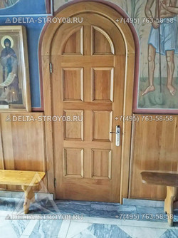 ДЦВ Дверь для Церкви для прохода на хоры 01 одностворчатая светлая
