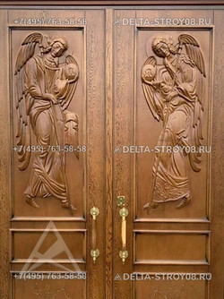 ДЦДО Дверь для Церкви Н с богато украшенным порталом узорчатая ВФ