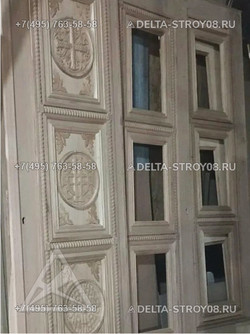 ДЦДО Дверь для Церкви Н с богато украшенным порталом узорчатая ВФ