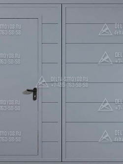 Распашные ворота 4,5 метра уличные ручные в логистические центры У