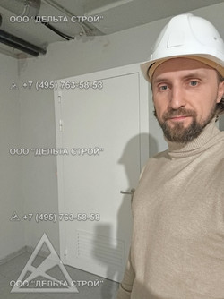 Противопожарная дверь в Церковь с решеткой вентиляционной глухая